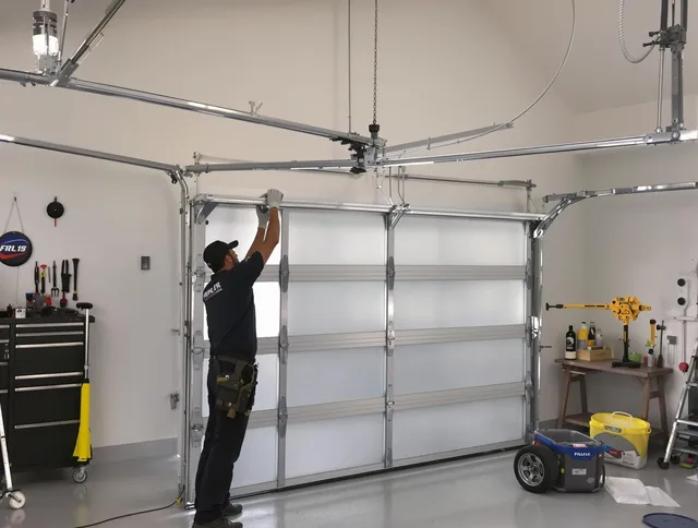 Grove City Garage Door Repair certified team performing precision garage door installation in Grove City