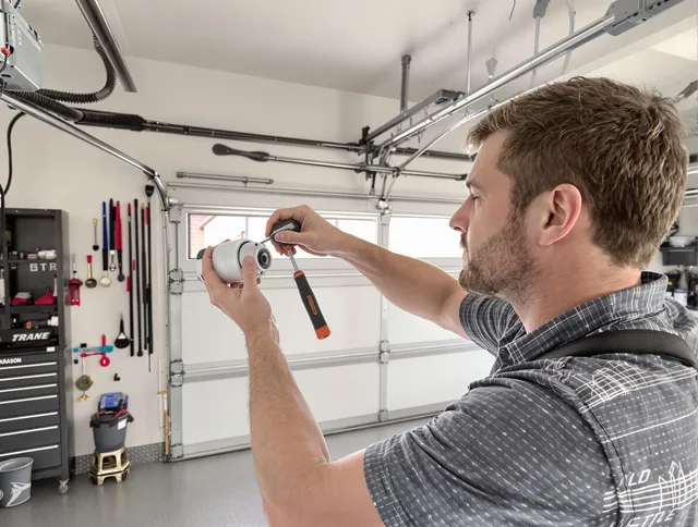 Garage door opener repair service by Grove City Garage Door Repair in Grove City